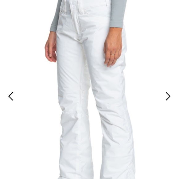 Roxy Ski Snowboard Backyard Pant White - Picture 4 of 12